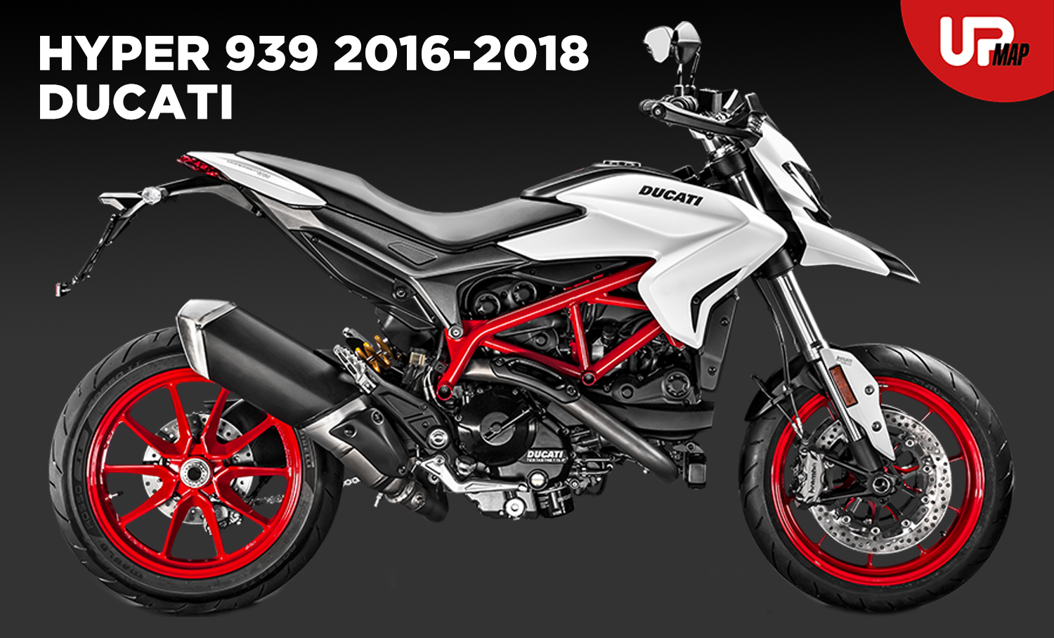 UpMap T800 - Ducati Hyper 939 2016 - 2019 - Upmap